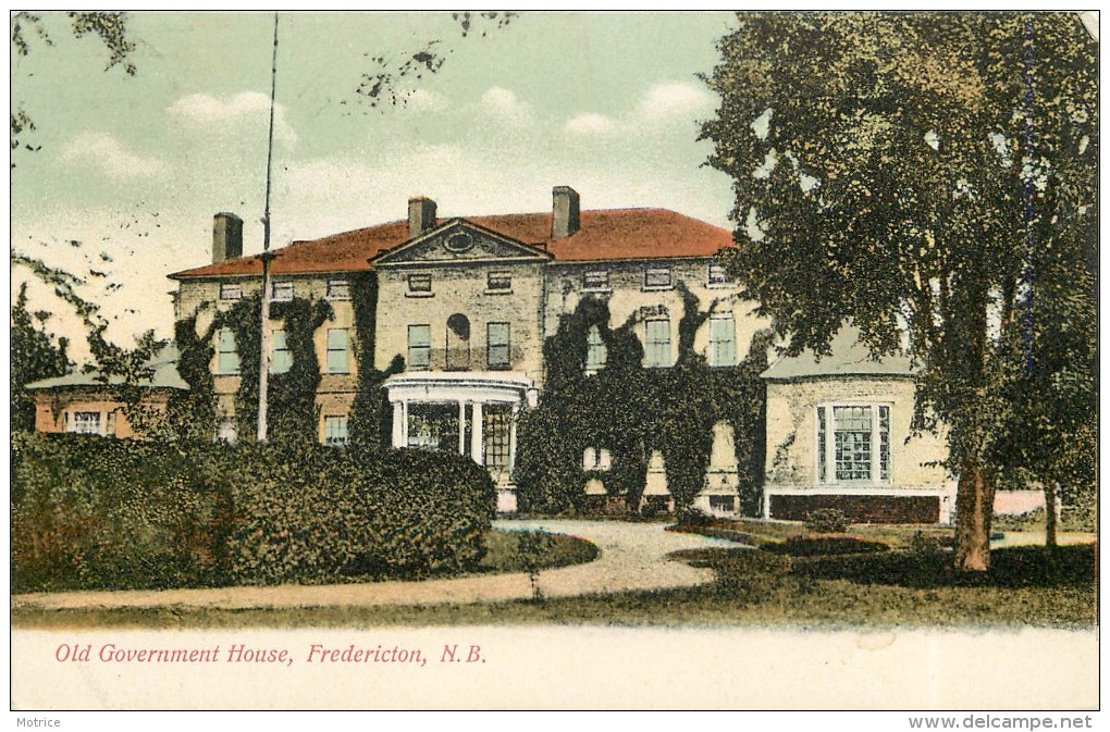 FREDERICTON - Old Gouvernement House. - Fredericton