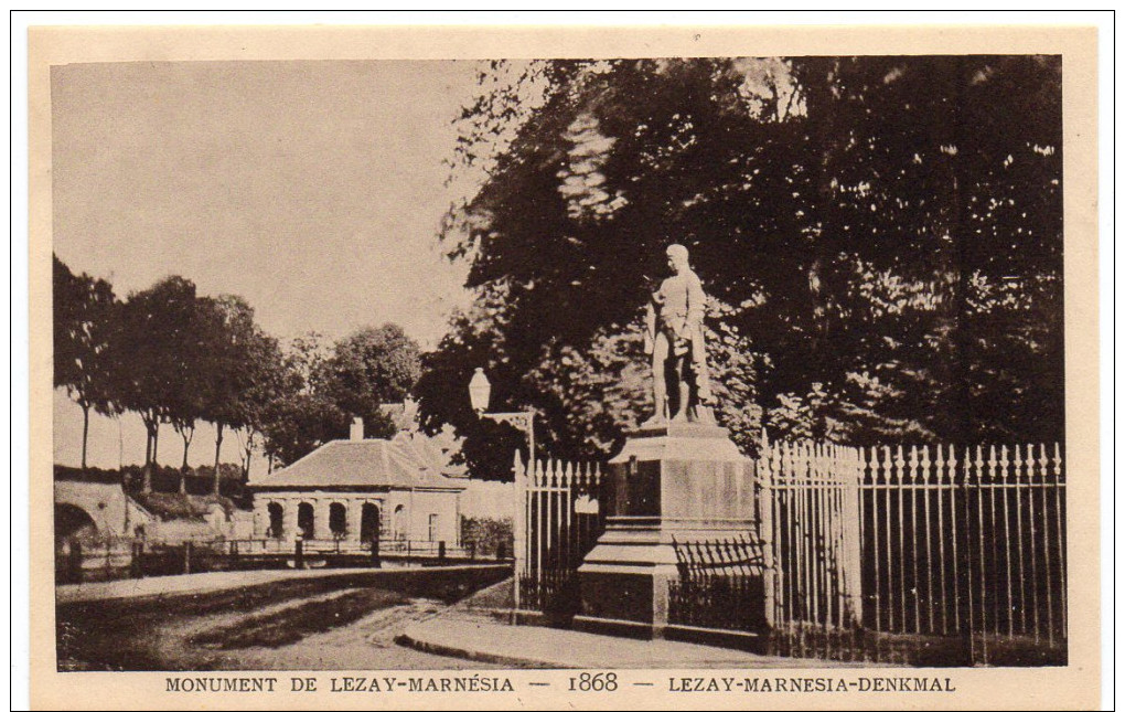 STRASBOURG - MONUMENT DE LEZAY-MARNESIA -1868 - Le Strasbourg Disparu -Maison D´Art Alsacienne - Strasbourg