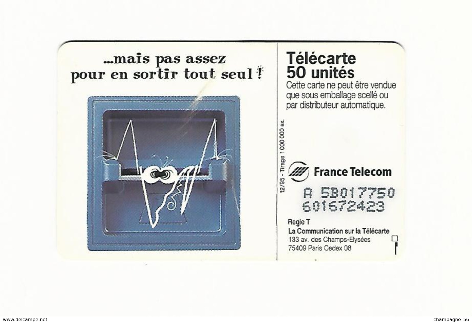 FRANCE 12 / 95 F536  CRACKERS BELIN 50 U SO3 DN A + 8 N° LASERS 9 CHIFFRES JG SUR LA 2 EME - Errors And Oddities