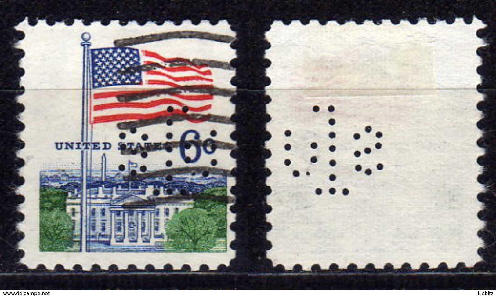 USA1968 - MiNr: 941 Perfin  Used - Zähnungen (Perfins)