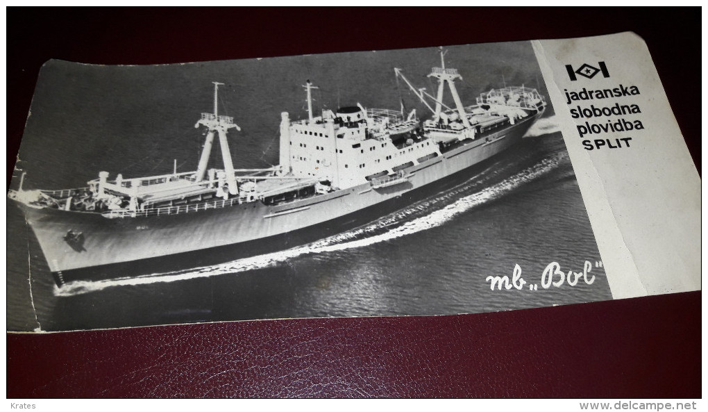 Old Postcard - Ship "Bol"   (SX 310) - Pétroliers