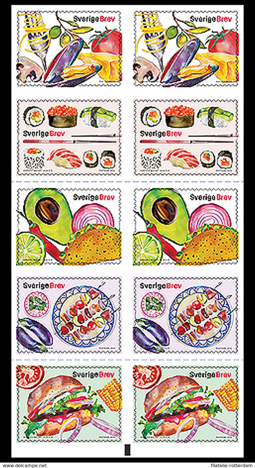 Zweden / Sweden - Postfris / MNH - Booklet Eten In Zweden 2016 - Neufs