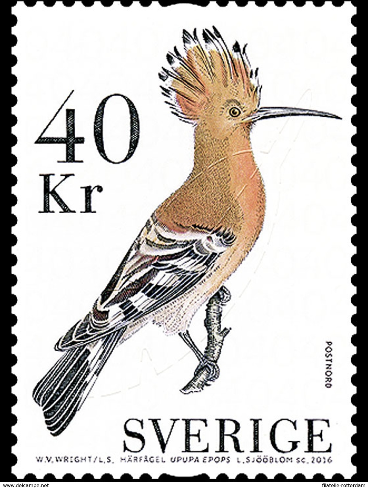 Zweden / Sweden - Postfris / MNH - Complete Set Vogels 2016 - Nuovi