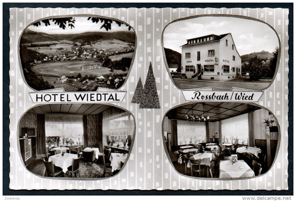 8106 - Alte MBK Ansichtskarte - Rossbach Wied - Gaststätte Hotel Wiedtal - N. Gel - TOP - Cramers - Neuwied