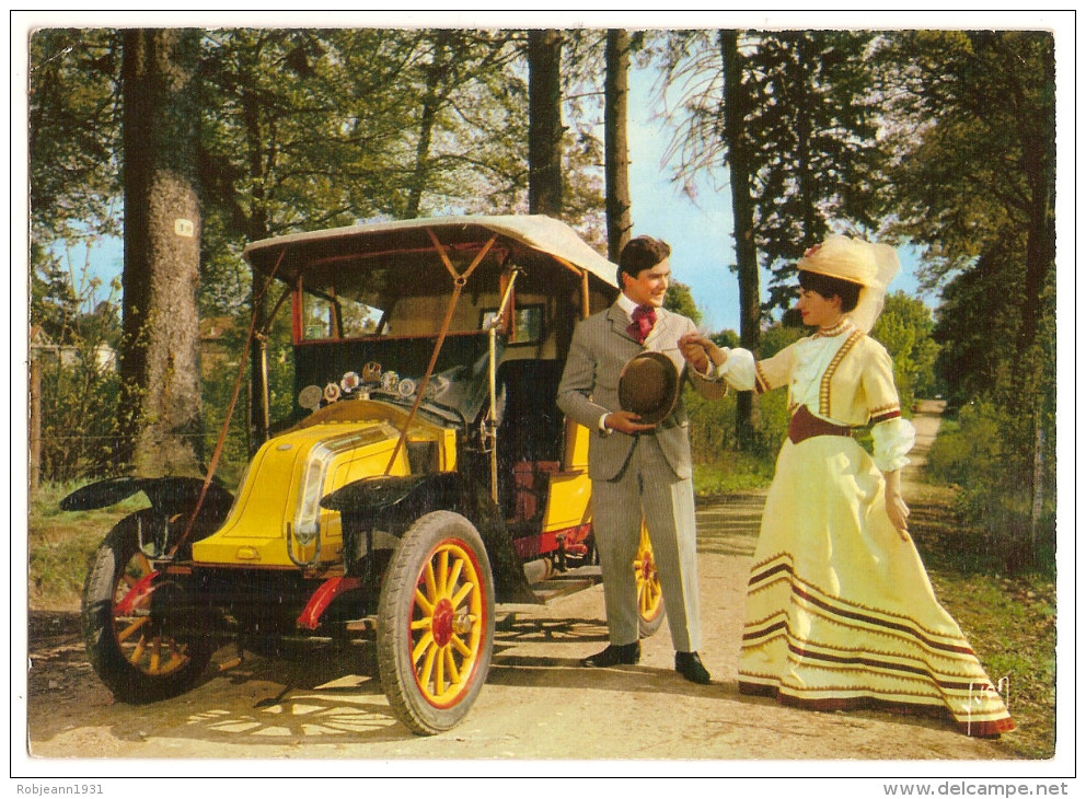 Automobile - Voiture - Teuf Teuf Et Belle Epoque - Cylindres Renault 1908 - Costume - Sonstige & Ohne Zuordnung