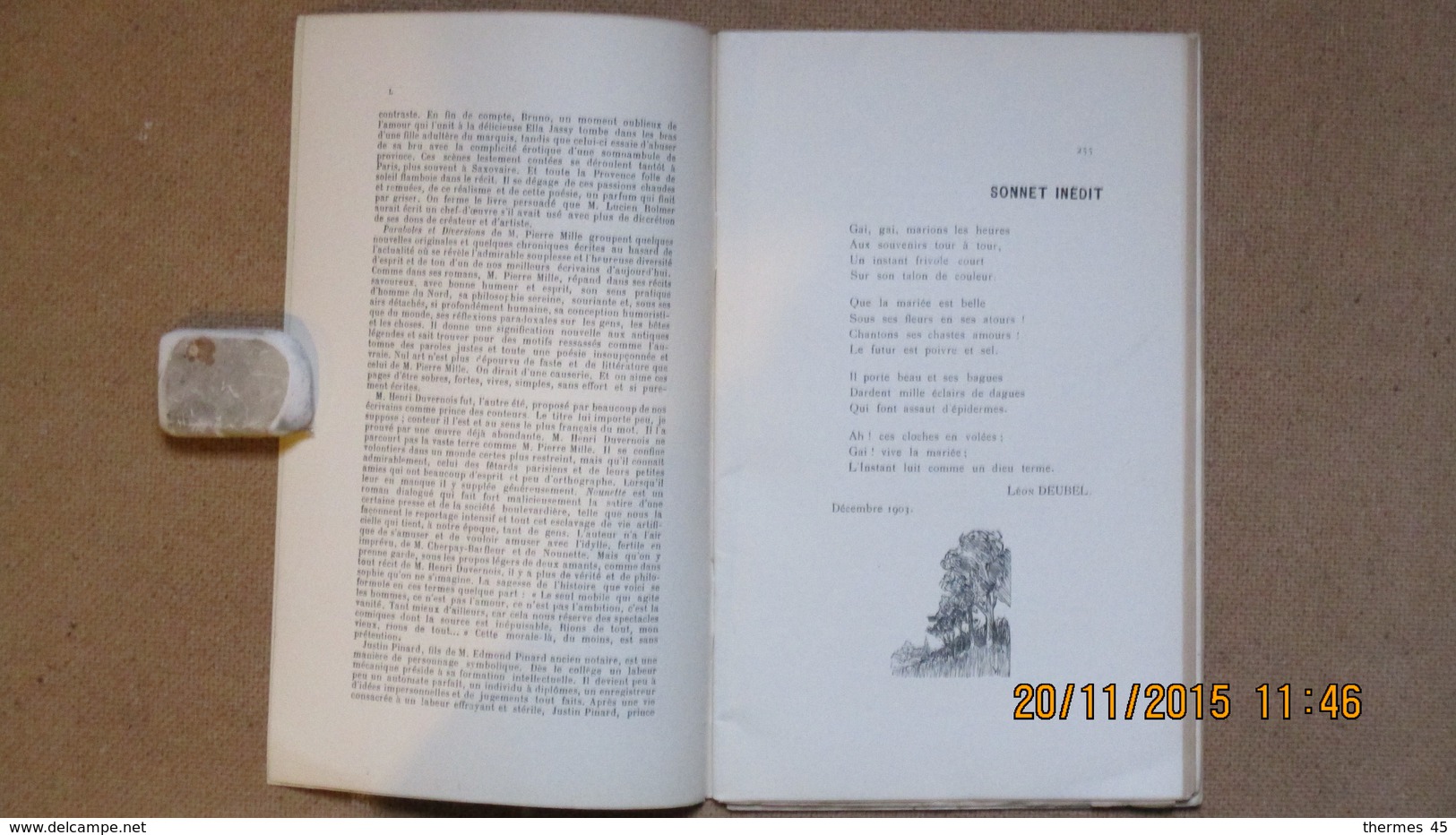 LEON DEUBEL / Revue Le Beffroi / Nov.Déc. 1913 / ...dont Un Sonnet Inédit De Léon DEUBEL - Auteurs Français