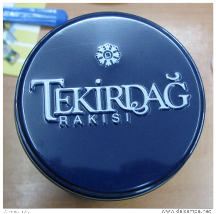 AC - TEKIRDAG RAKI EMPTY TIN BOX BLIK FROM TURKEY - Cannettes