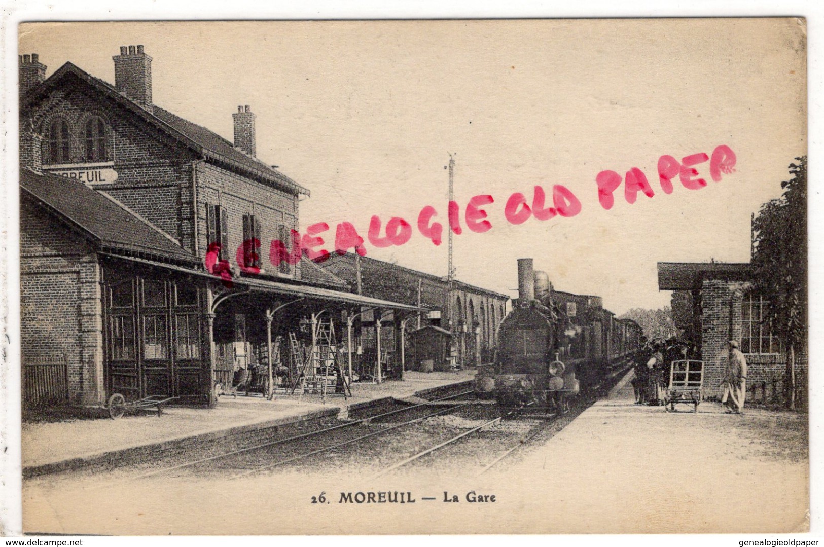 80 - MOREUIL - LA GARE - Moreuil