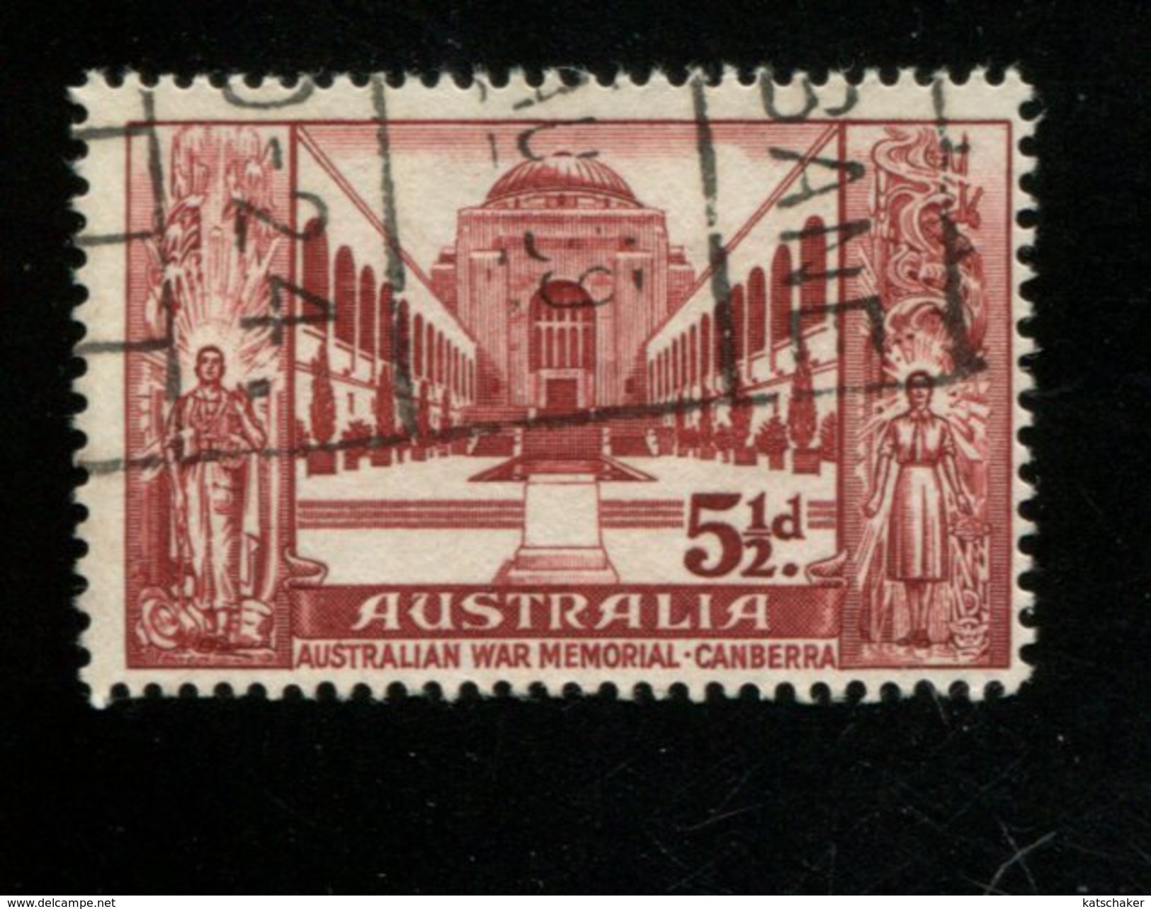 412577525 DB 1958 AUSTRALIA GEBRUIKT USED GEBRAUCHT OBLITERE YVERT 245 - Oblitérés