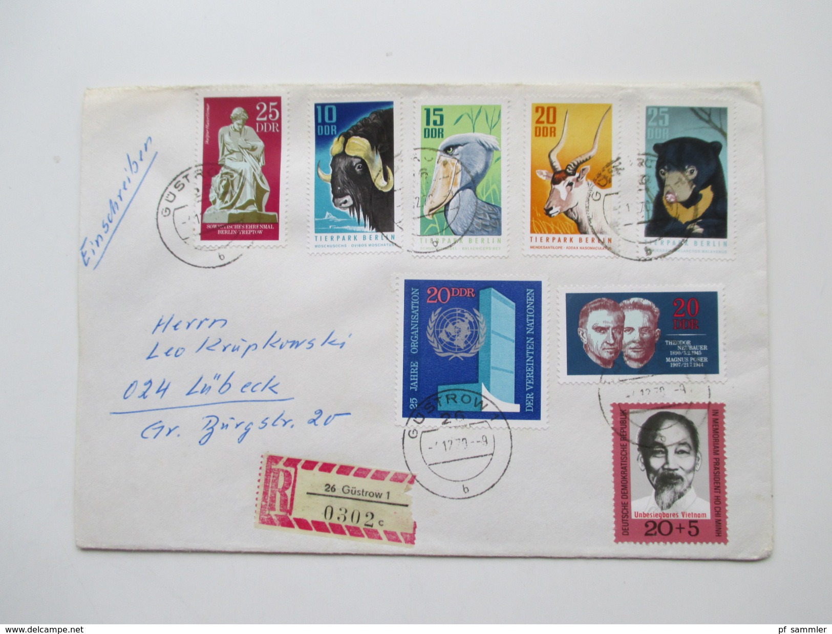 DDR Belegeposten 1958 - 1976 FDC / Einschreiben / Satzbriefe / Blocks / ZD usw. 100 Belege! Stöberposten / Fundgrube?!