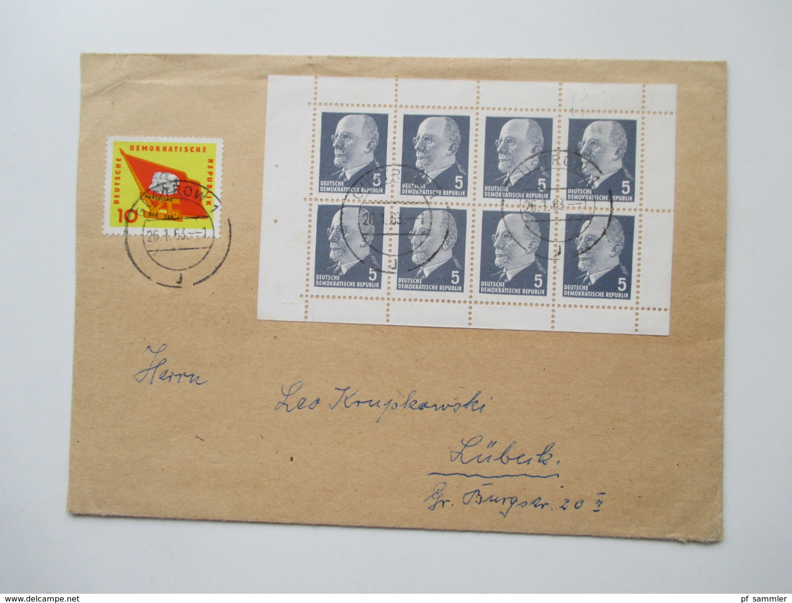 DDR Belegeposten 1958 - 1976 FDC / Einschreiben / Satzbriefe / Blocks / ZD usw. 100 Belege! Stöberposten / Fundgrube?!