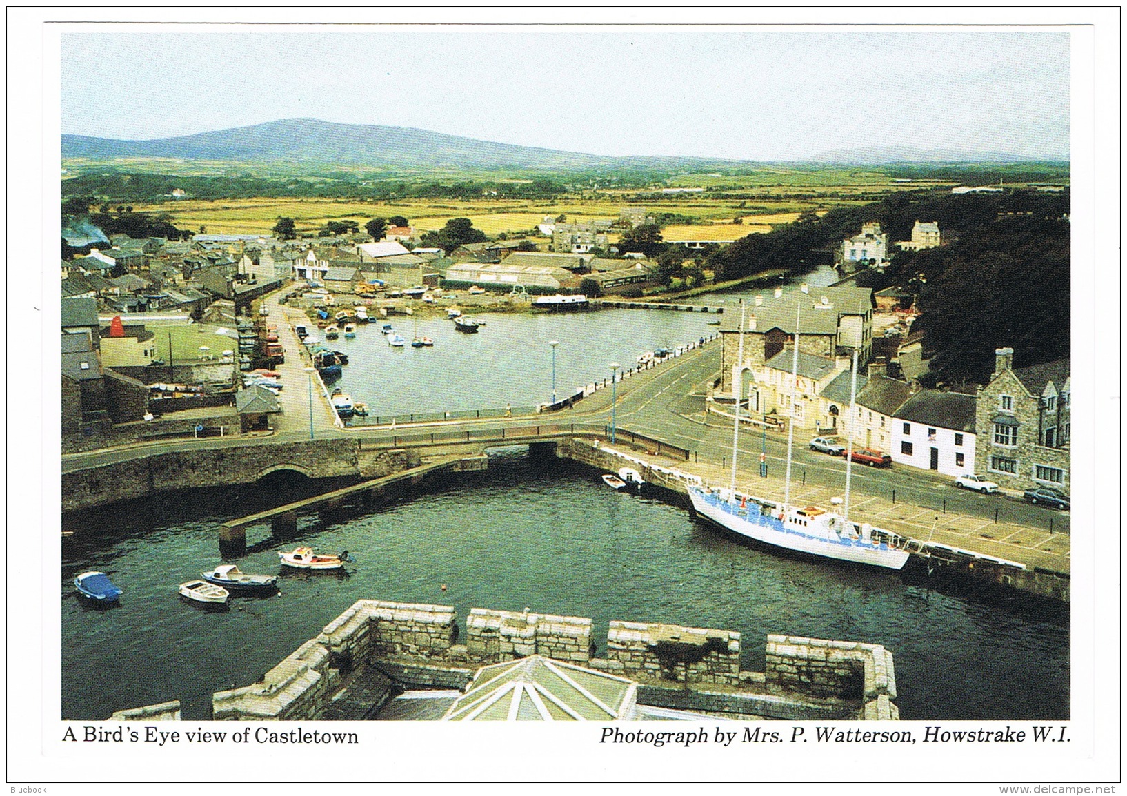 RB 1129 - Judges Postcard - Bird's Eye View Of Castletown Harbour - Isle Of Man - Isle Of Man