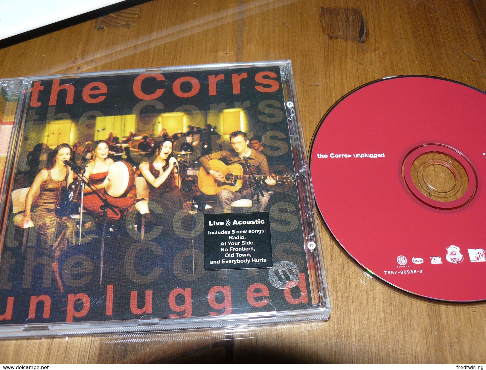 CD THE CORRS UNPLUGGED LIVE & ACOUSTIC - Disco, Pop