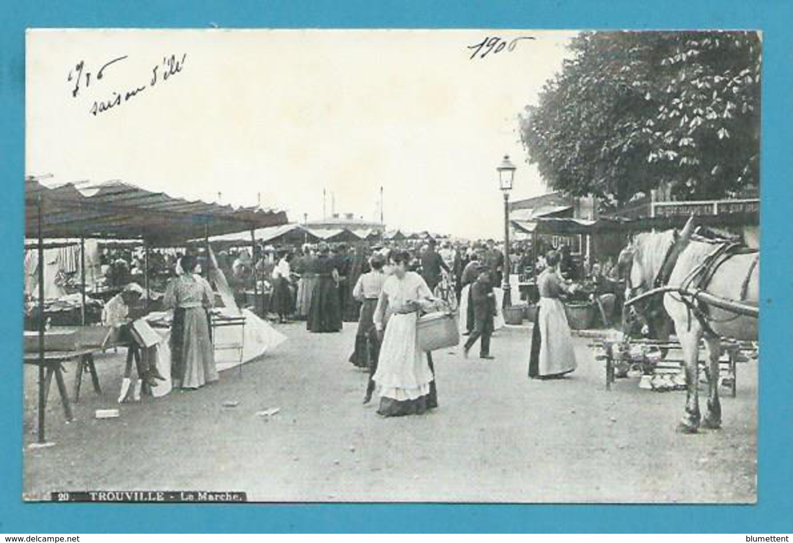 CPA 20 - Métier Marchands Ambulants Marché TROUVILLE 14 - Trouville