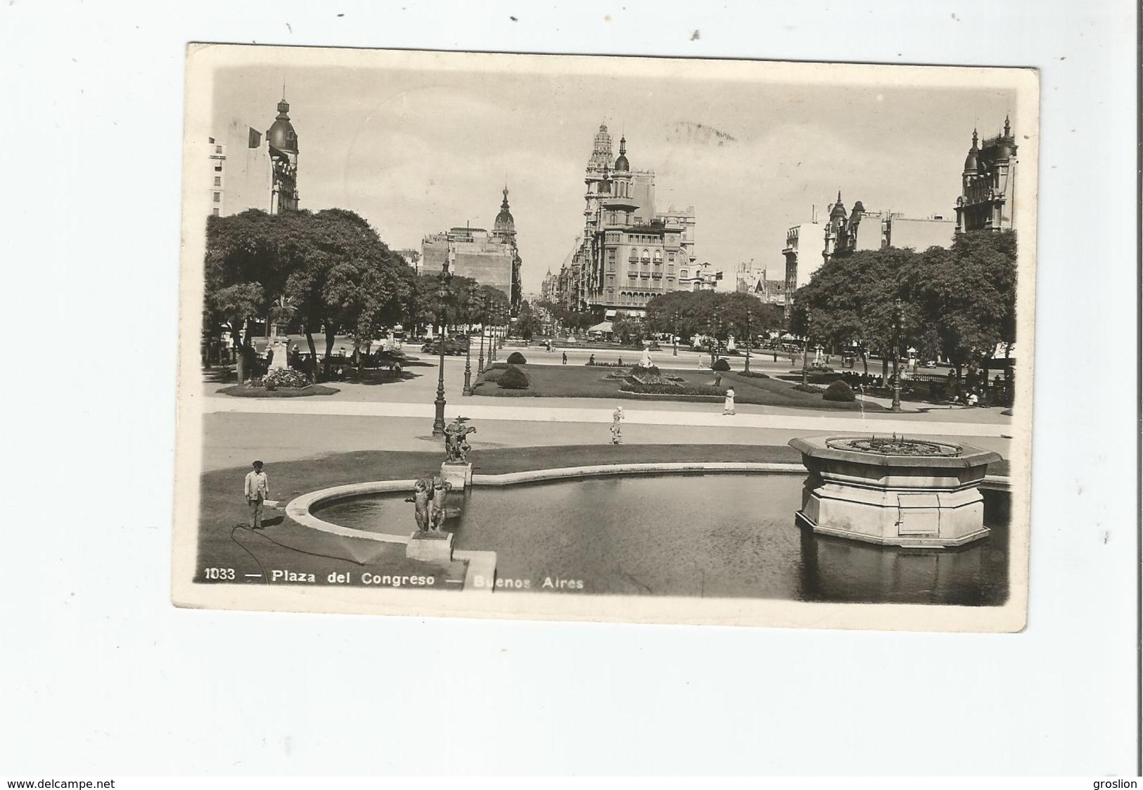 BUENOS AIRES 1033 PLAZA DEL CONGRESO 1939 - Argentina