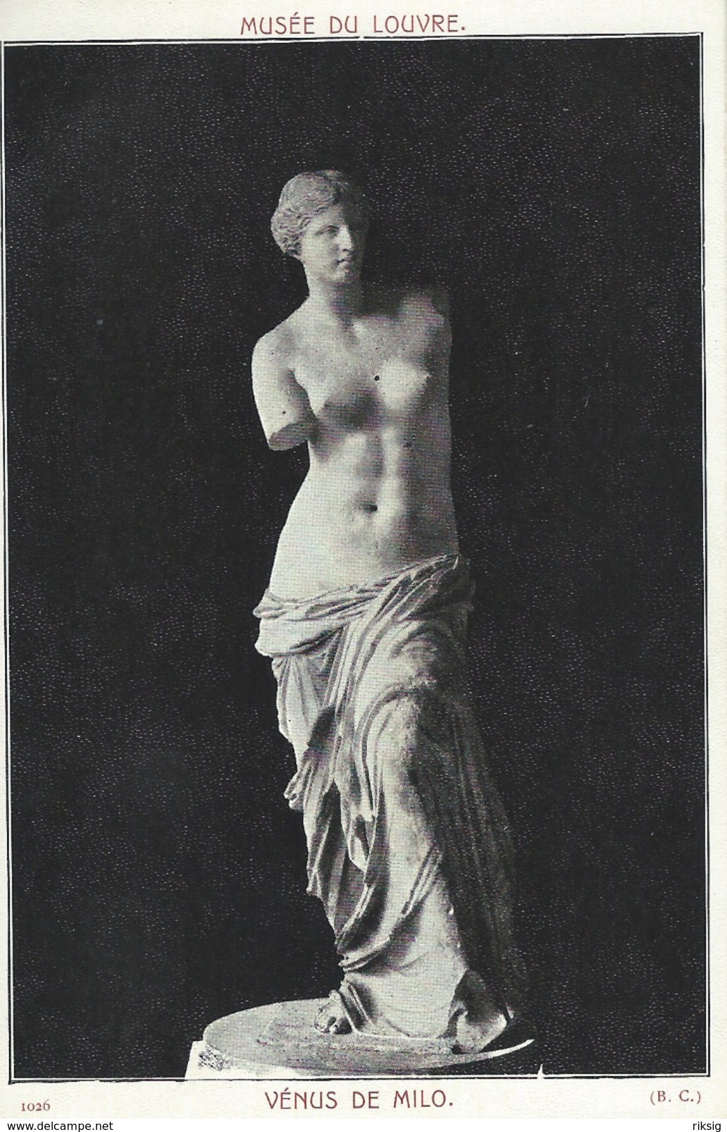 Venus De Milo.  Musee Du Louvre   S-3071 - Sculpturen