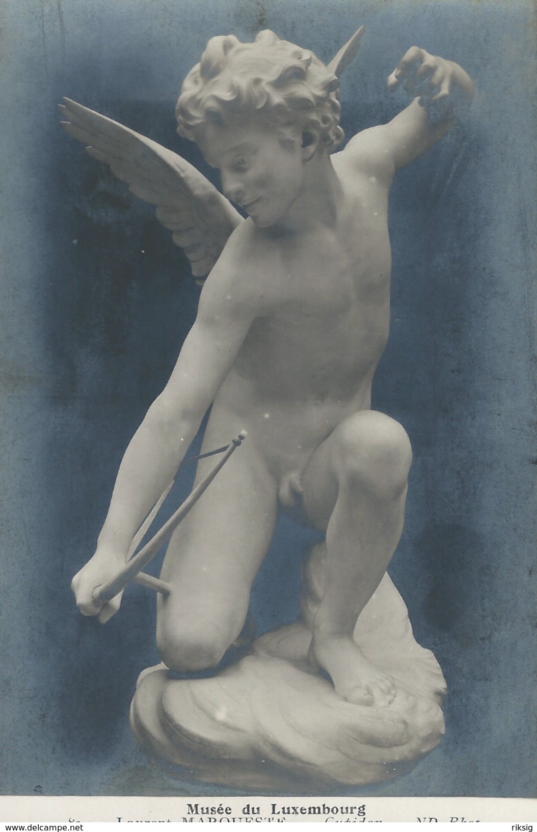 Musee Du Luxembourg.  "Cupidon"   Laurent Marqueste. S-3074 - Sculptures