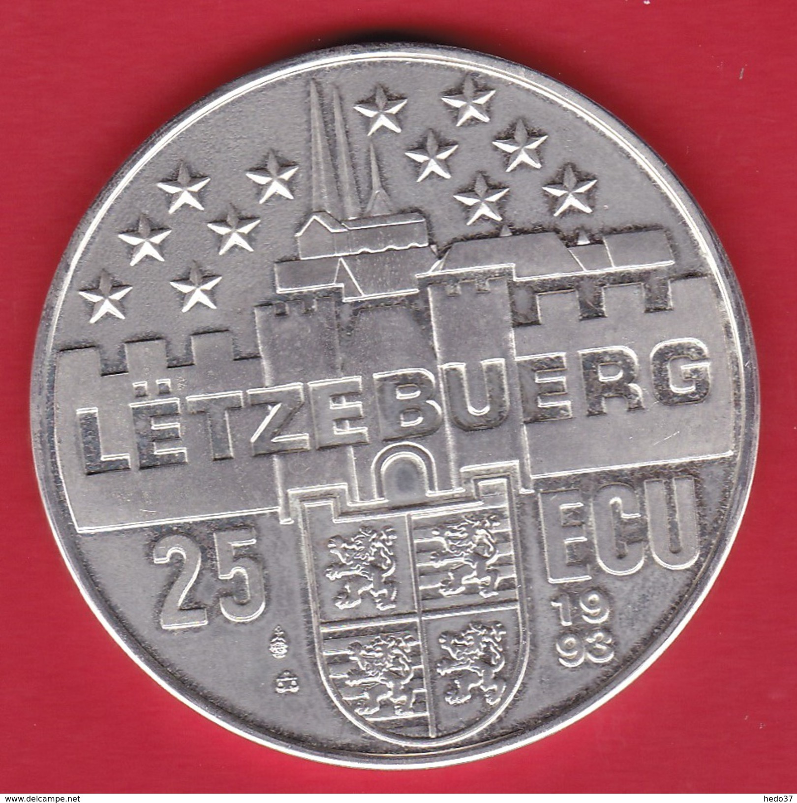 Luxembourg - 25 Ecu - Argent - 1993 - Luxemburg