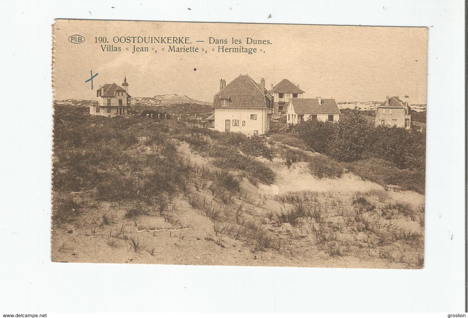 OOSTDUINKERKE 190 DANS LES DUNES VILLAS JEAN MARIETTE HERMITAGE - Oostduinkerke