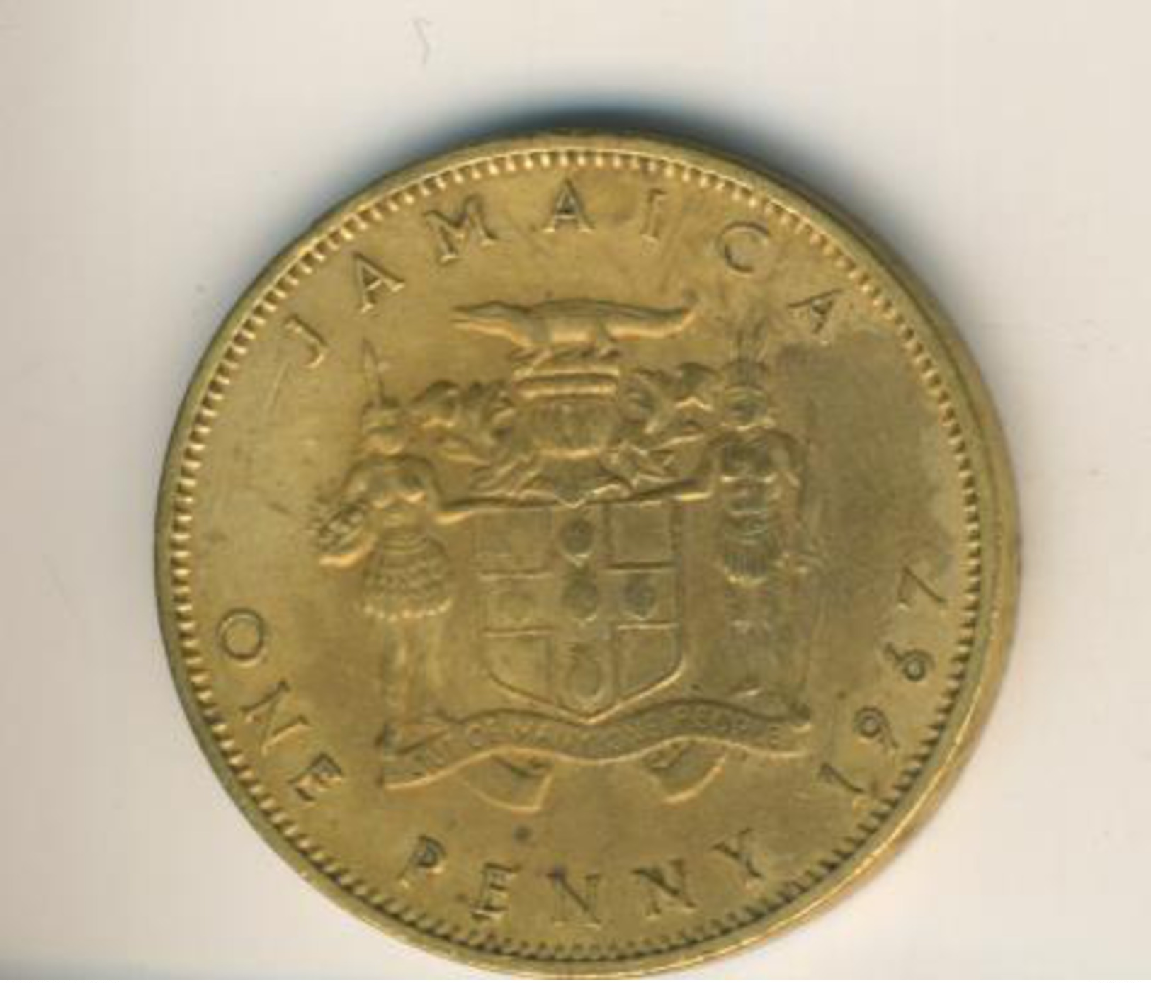 Jamaica V. 1967  One Penny  (49158) - Jamaica