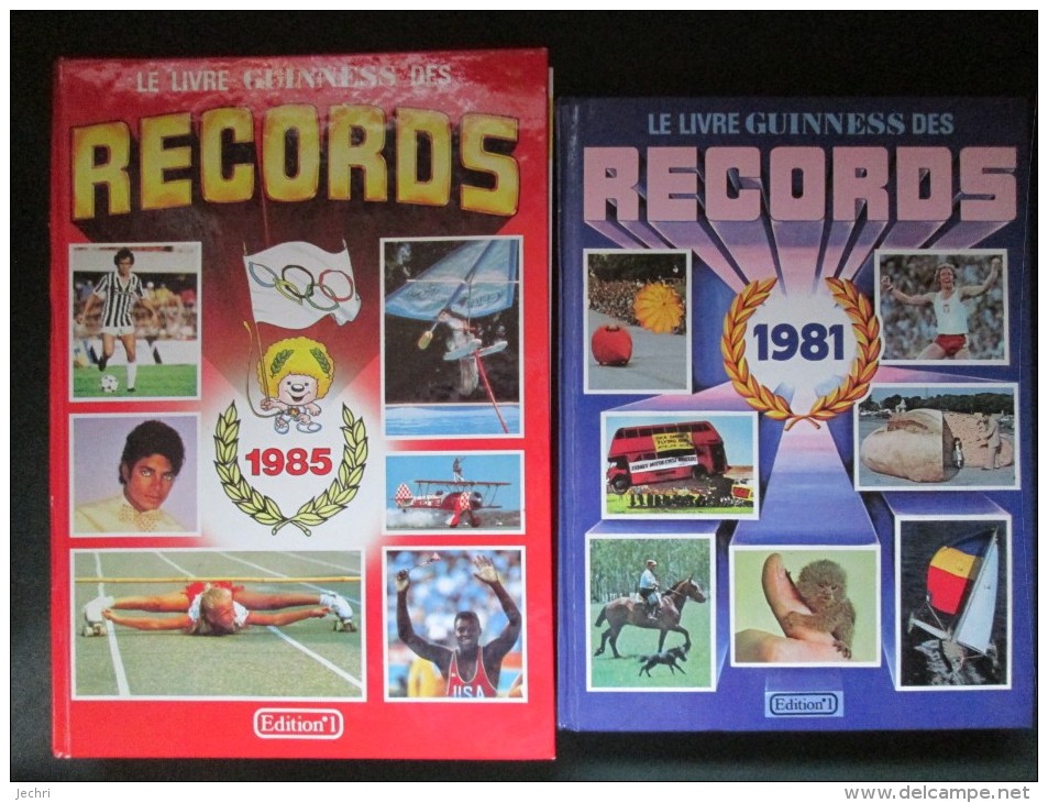 LIVRE DES RECORD ANNEE 1981 ET 1985 .TRES BON ETAT - Encyclopédies