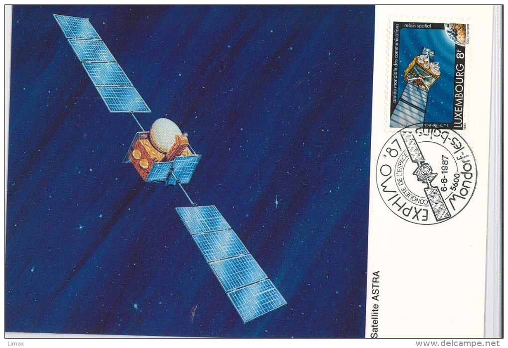 Mondorf Les Bains Astra Satellit Kommunikation - Cartas & Documentos