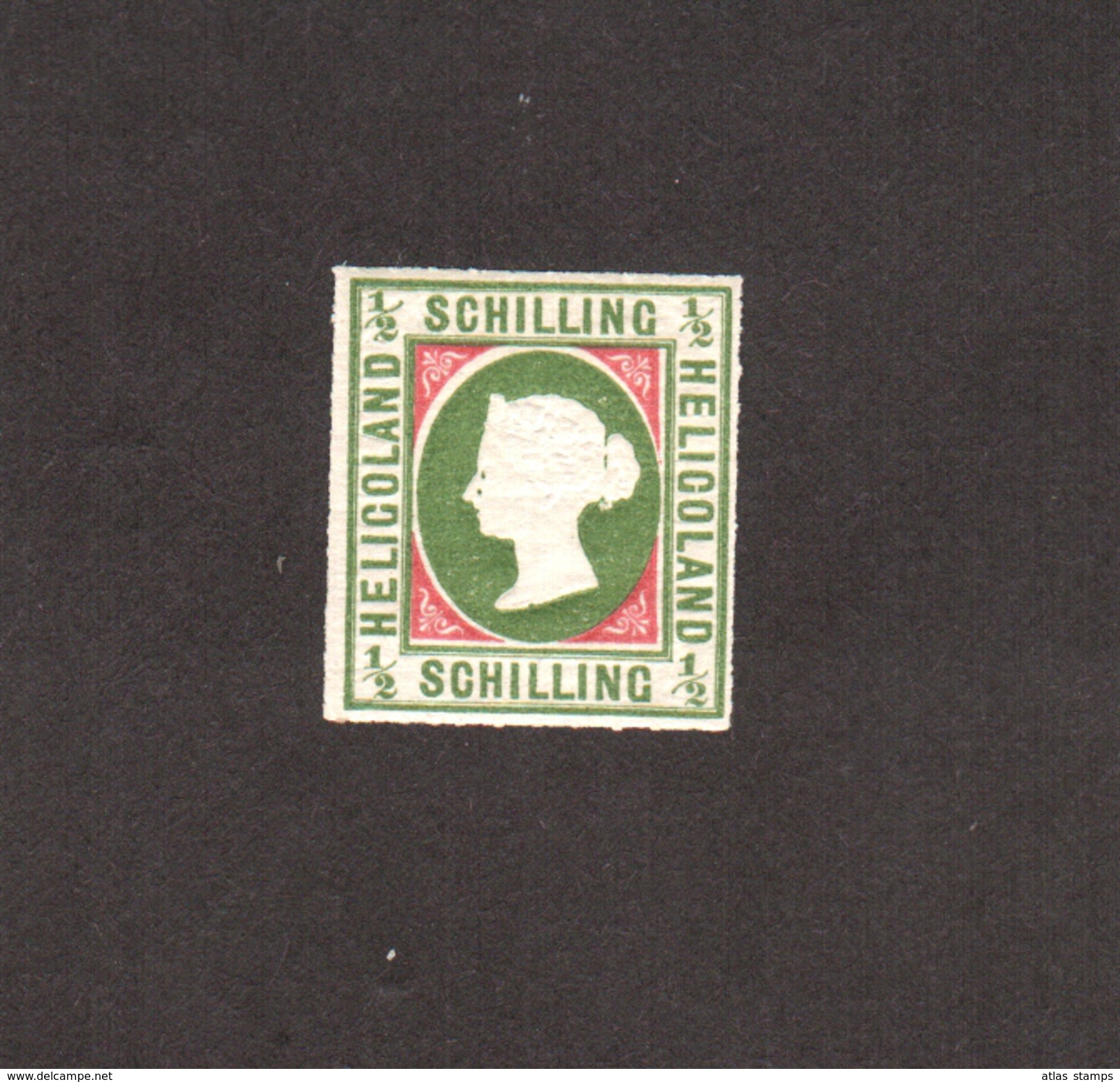 HELIGOLAND 1867 QV - 1/2 Sh , SG# 1a - MNH , OG ** CV £750 - Heligoland (1867-1890)