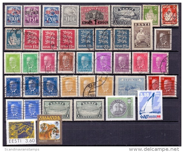 Estland Diverse Zegels -series-PF-MLH-GB - Estonia