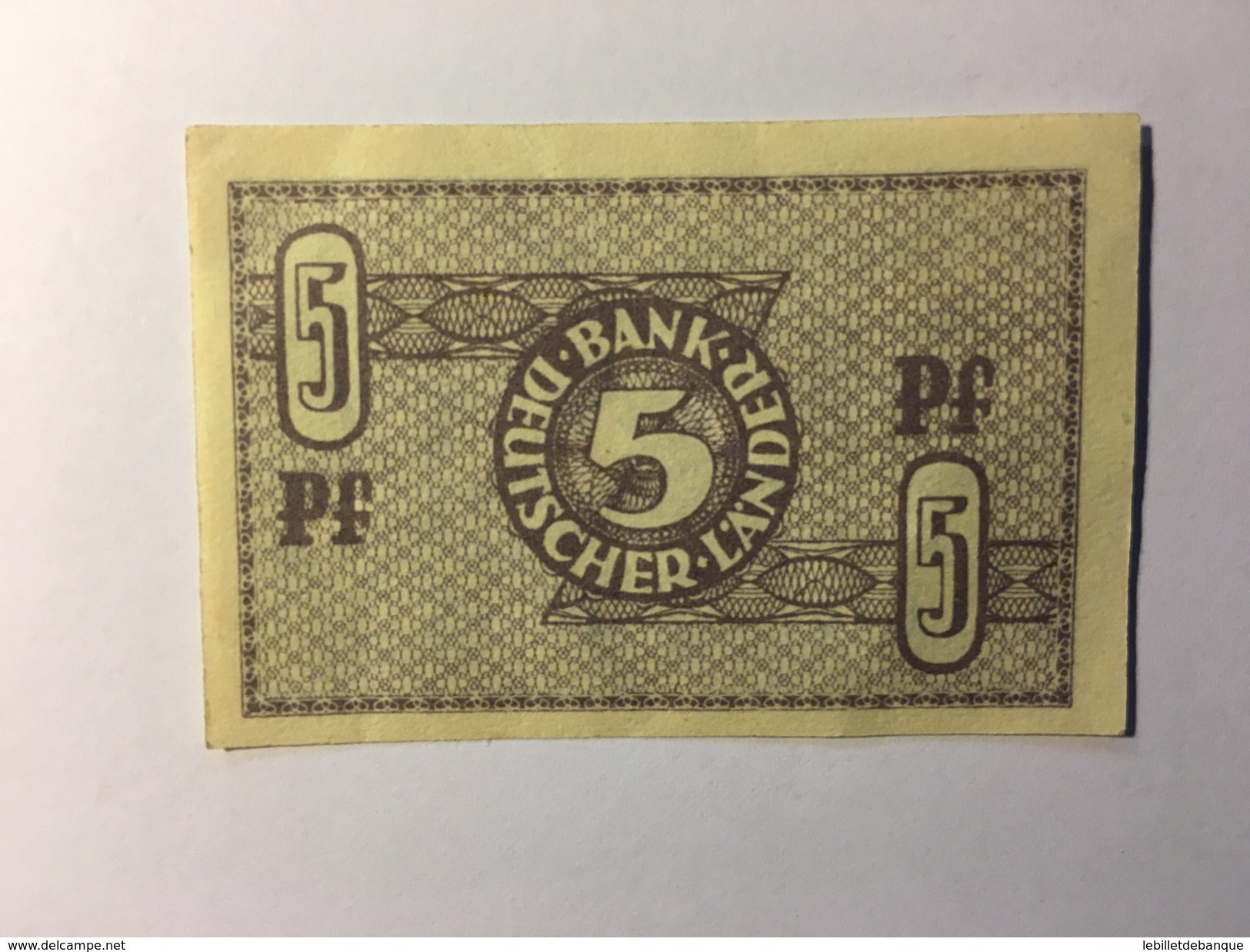Bank Deutscher Lander 5 Pfennig - Collections