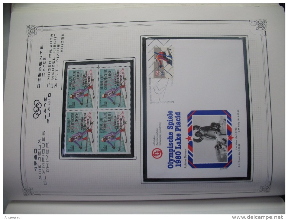 Jeux Olympiques  D´ Hiver 1980   " Lake PLACID " - Hiver 1980: Lake Placid