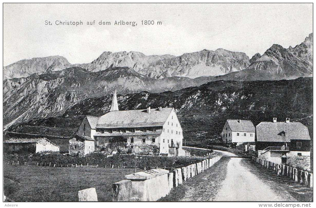 ST.CHRISTOPH Auf Dem Arlberg, Verlag Louise Schuler St.Anton, 5 Heller Marke, Karte Gel. 190? - Wörgl