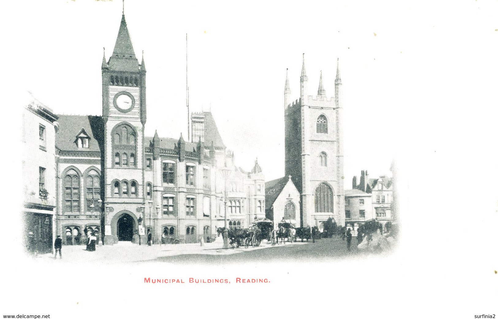 BERKS - READING - MUNICIPAL BUILDINGS - EARLY Be268 - Reading