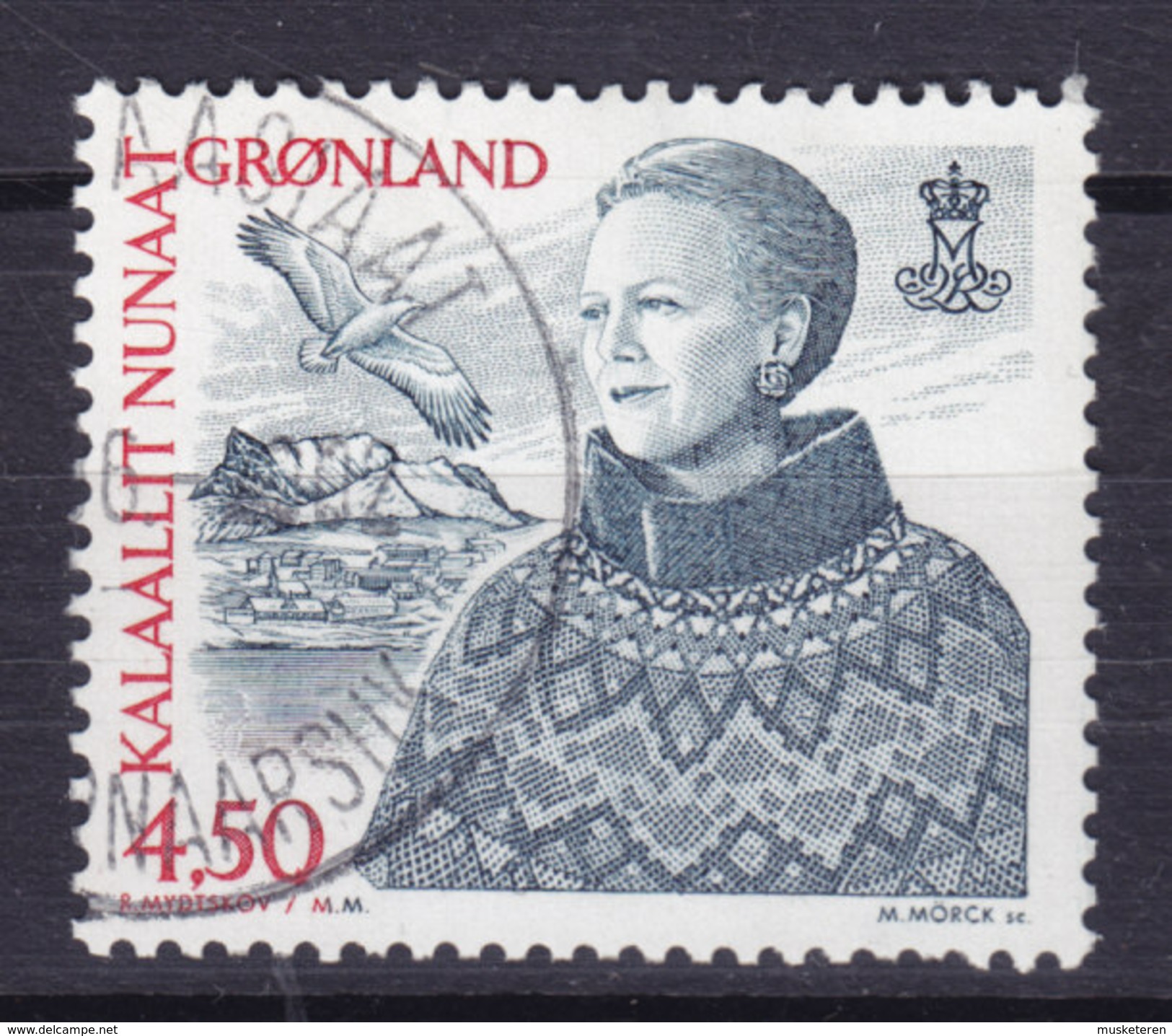 Greenland 2000 Mi. 351     4.50 Kr Queen Königin Margrethe II. - Oblitérés