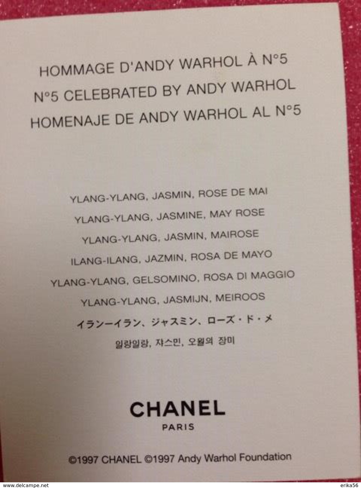 CHANEL  ANDY WARHOL - Modern (from 1961)
