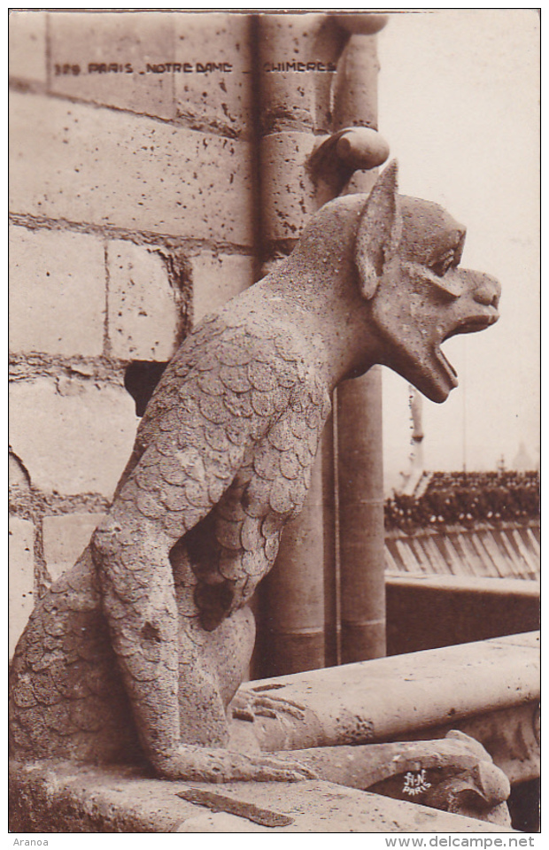 75 -- Paris -- Chimères(6) - Notre Dame De Paris