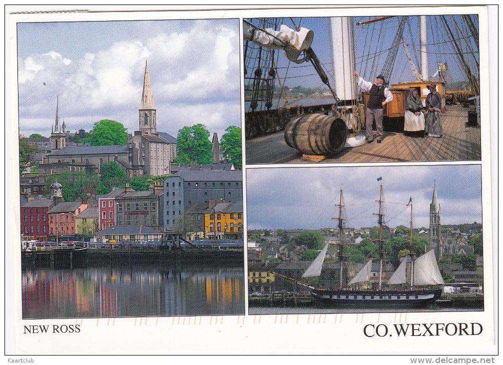 New Ross  - Co. Wexford - Multiview ; Boats & Ships - (Ireland / Eire) - Wexford