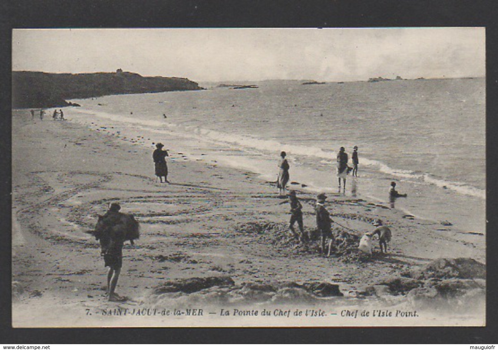 DF / 22 CÔTES D' ARMOR / SAINT-JACUR-DE-LA-MER / LA POINTE DU CHEF DE L'ISLE / LA PLAGE / ANIMÉE - Saint-Jacut-de-la-Mer