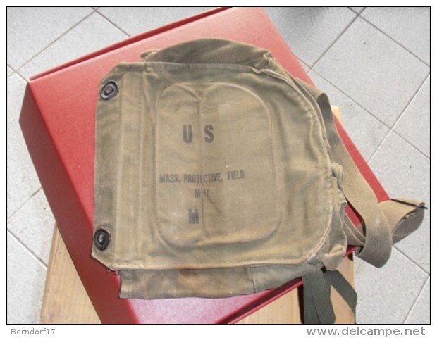 US ARMY FIELD BAG CANVAS PROTECTIVE GAS MASK M.17 - Equipaggiamento