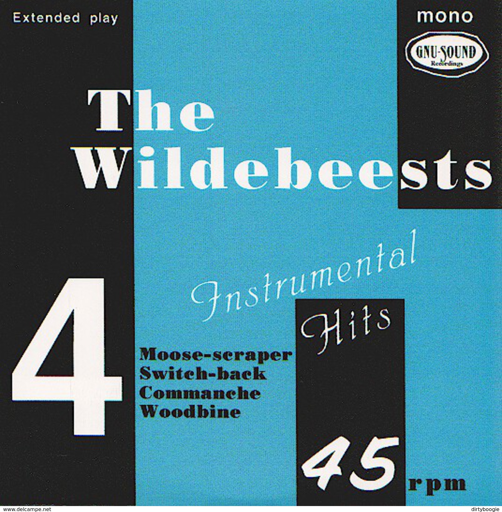 WILDEBEESTS - Instrumental Hits - EP - SYMPATHY FOR THE RECORD INDUSTRY - Link WRAY - Rock