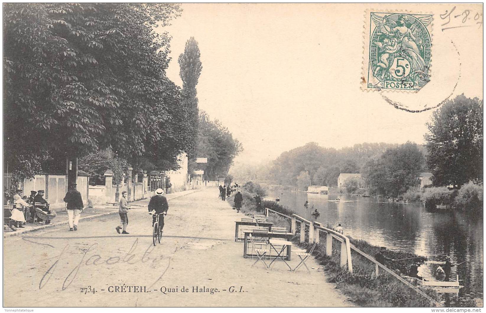 94 - VAL DE MARNE / Creteil - Quai De Halage - Animée - Creteil