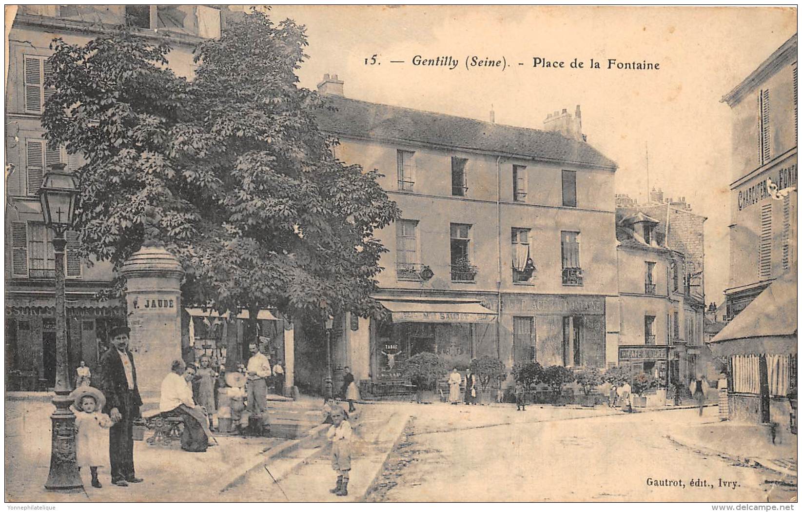 94 - VAL DE MARNE / Gentilly - Place De La Fontaine - Animée - Gentilly