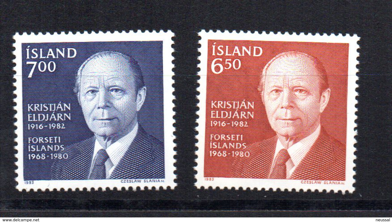Serie  Nº 563/4  Islandia - Unused Stamps