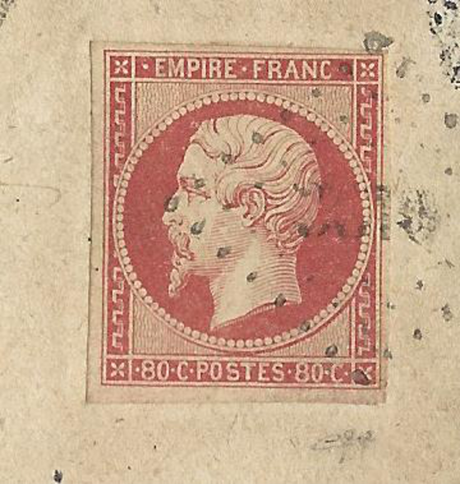 1859 - 80C EMPIRE (SUPERBE TEINTE) Sur LETTRE De VILLEFRANCHE De ROUERGUE (AVEYRON) Pour FLANHAC - 1849-1876: Période Classique