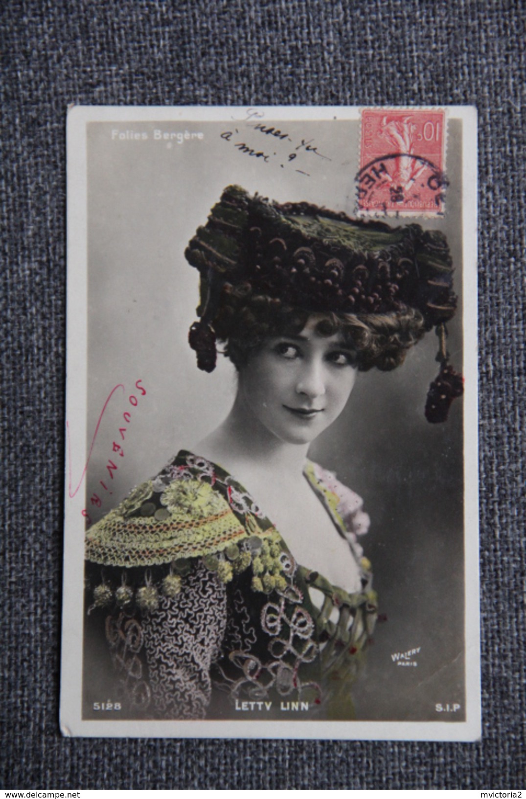 Femme Artiste - FOLIES BERGERE - LETTY LINN - Cabarets