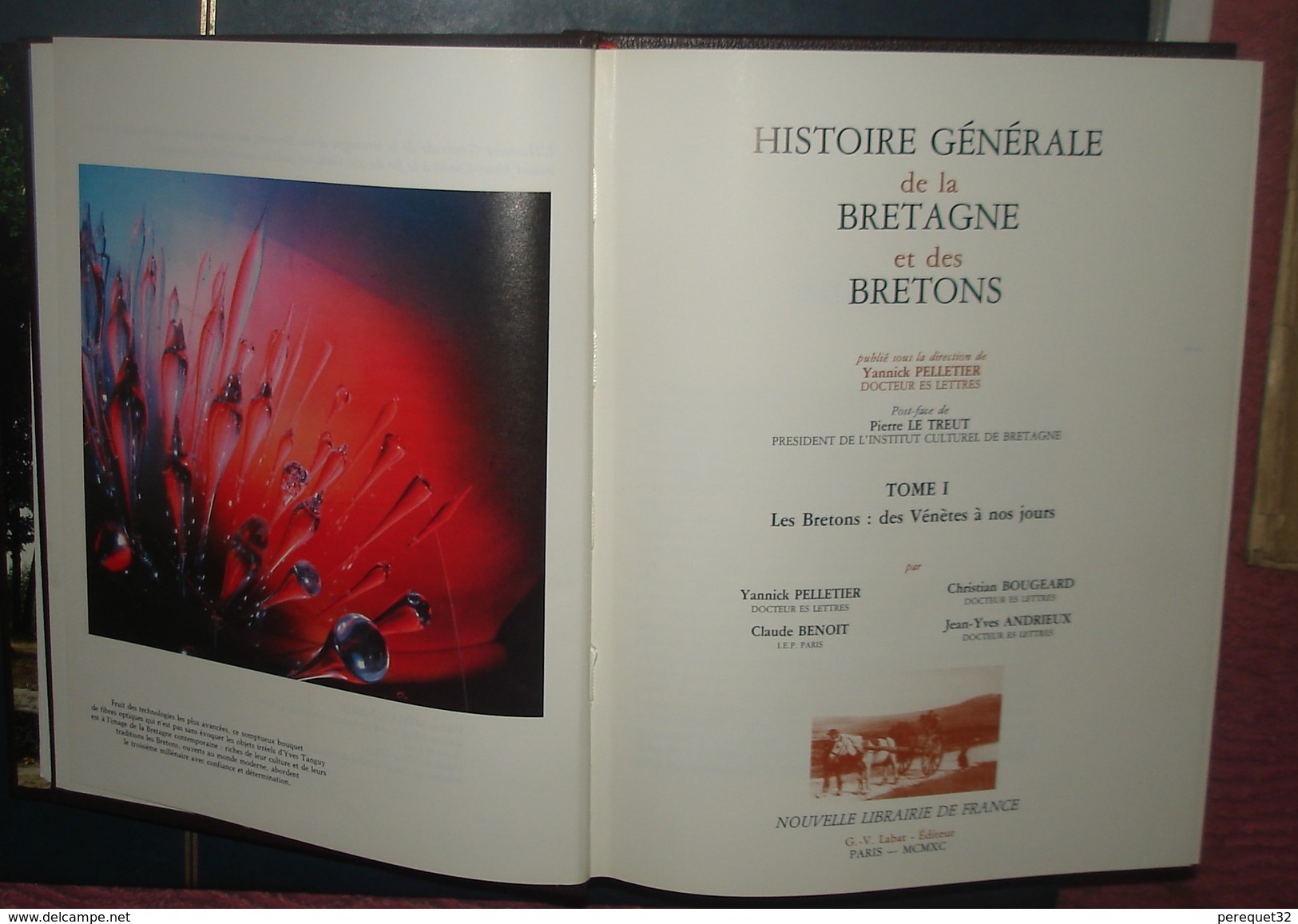 HISTOIRE GENERALE DE LA BRETAGNE ET DES BRETONS.2 Volumes ,emboitage,Editeur.759+761 Pages.Yannick Pelletier - Bretagne