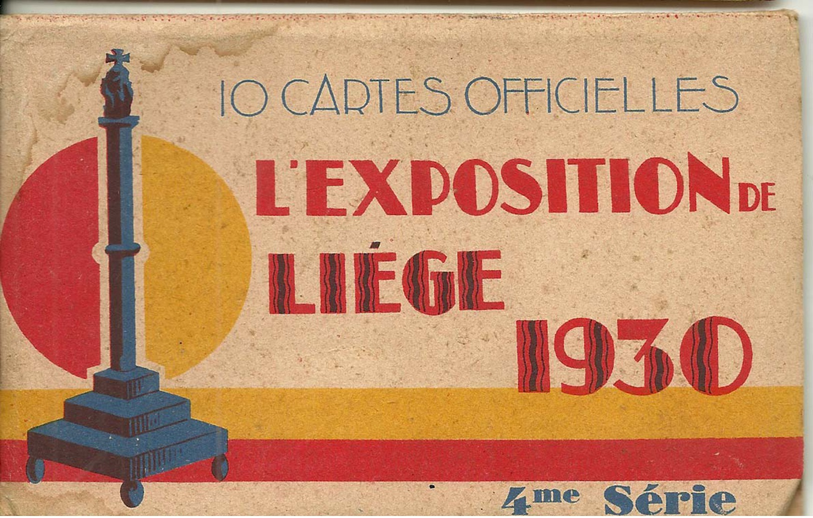 Liege Carnet 10 Cartes Complet Expo 1930 - Liege