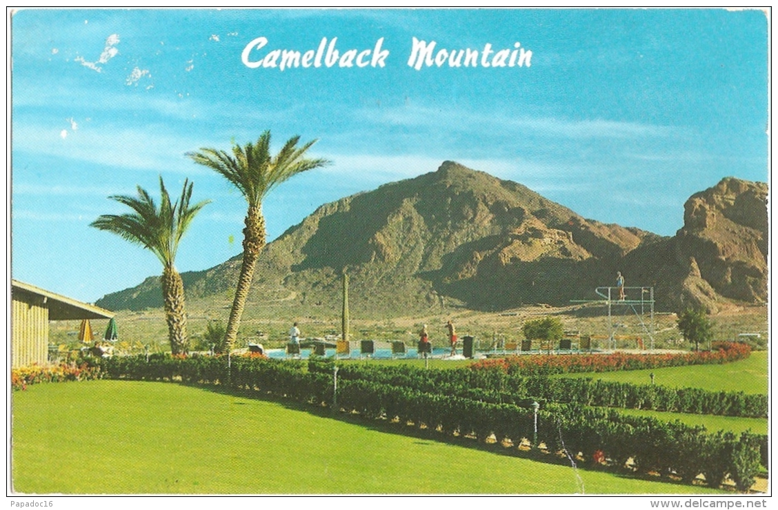 USA - AZ - Camelback Mountain Near Scottsdale, Arizona : ... View From The Paradise Country Club - N° 5-8088-7 [Phoenix] - Phoenix