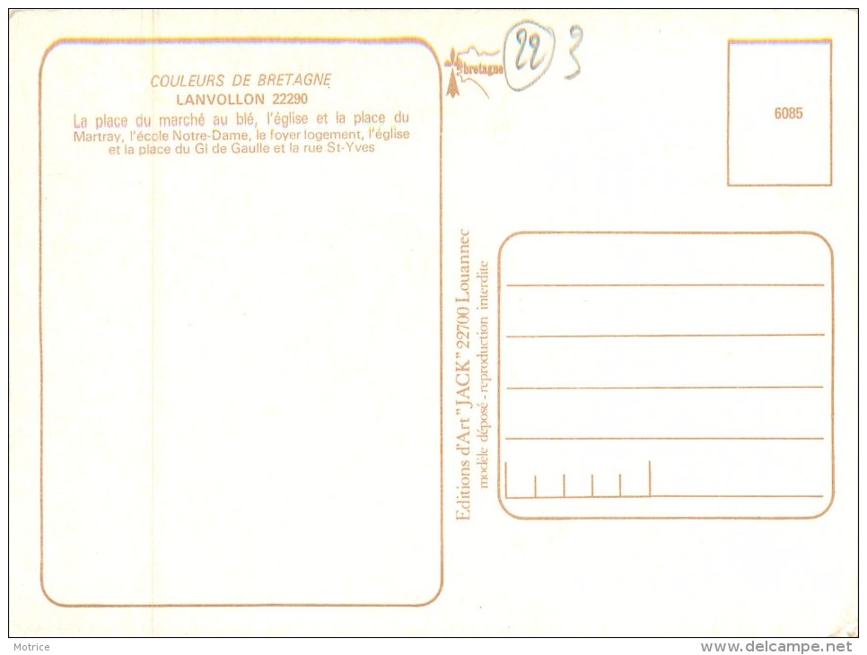 LANVOLLON - Carte Multi-vues. - Lanvollon