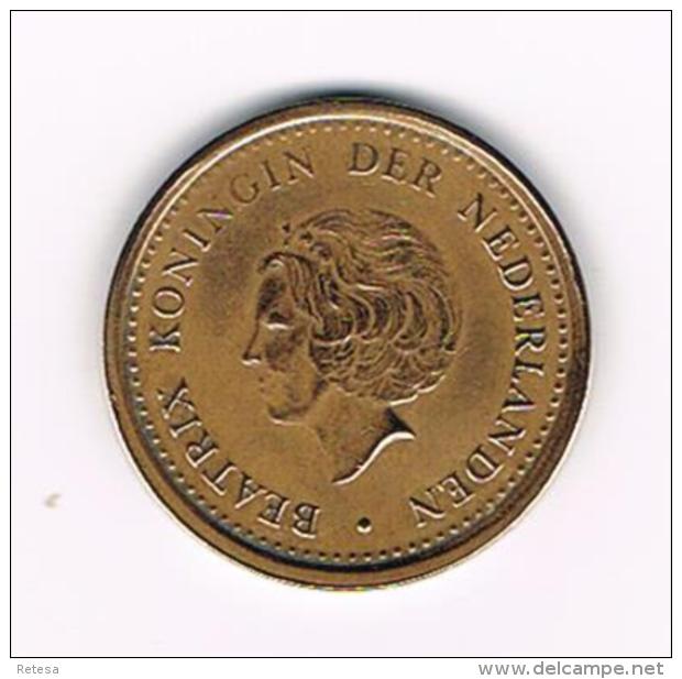 °°° NEDERLANDSE ANTILLEN   1  GULDEN  1991  BEATRIX - Antilles Néerlandaises