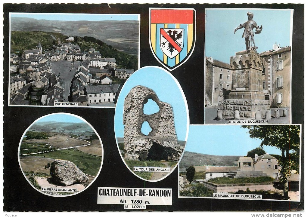 CHATEAUNEUF DE RANDON - Carte Multi-vues. - Chateauneuf De Randon